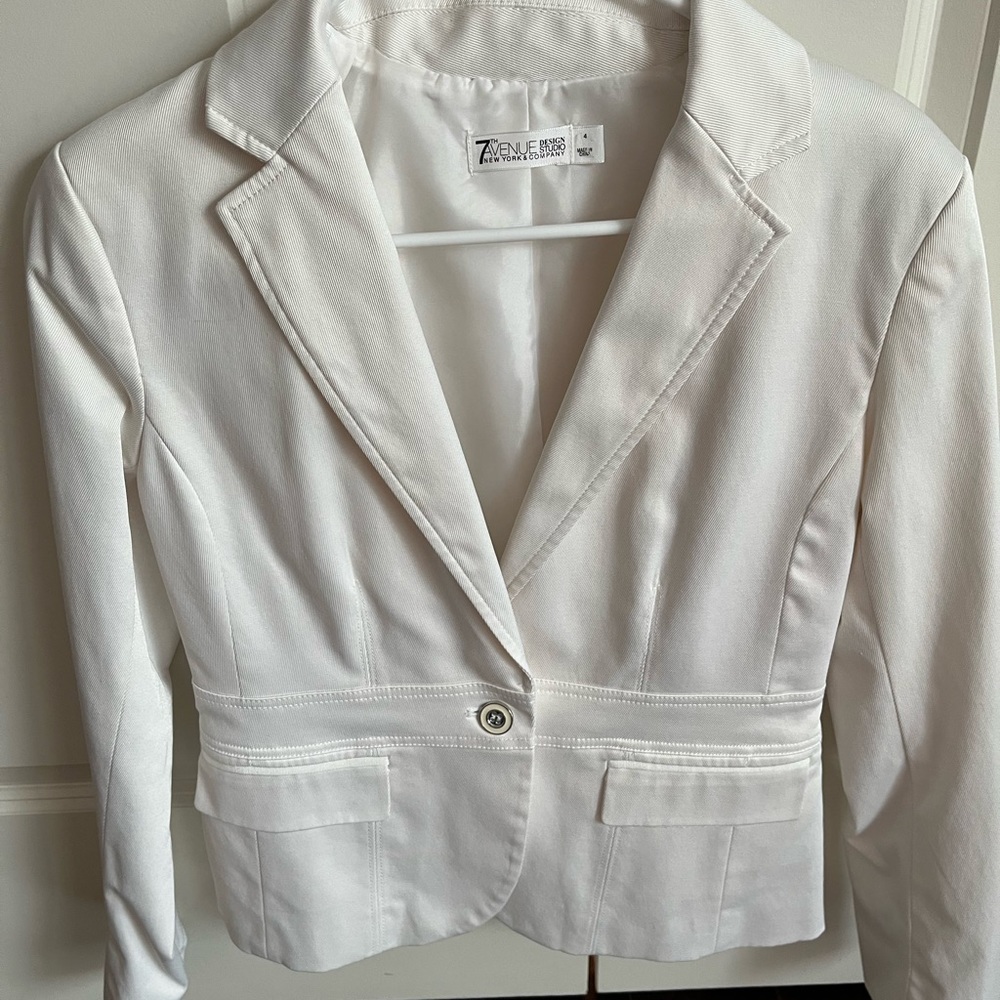 White blazer